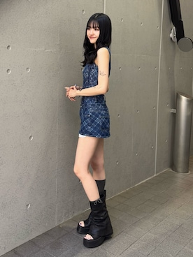 佐藤百華さん（レディース・165cm）の冬コーディネート