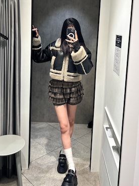 佐藤百華さん（レディース・165cm）の冬コーディネート