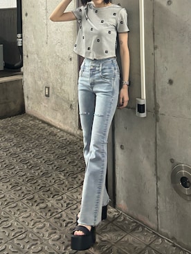 佐藤百華さん(レディース・165cm)の春コーディネート