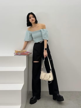 佐藤百華さん（レディース・165cm）の春コーディネート