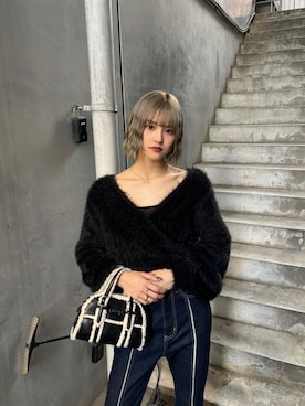 佐藤百華さん（レディース・165cm）の冬コーディネート