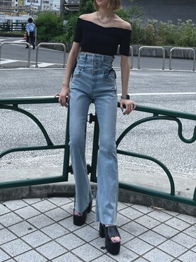 佐藤百華さん（レディース・165cm）の夏コーディネート