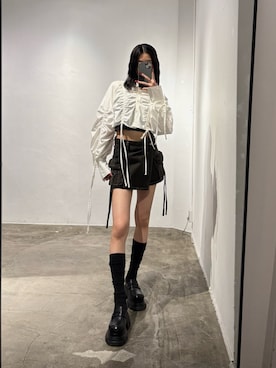佐藤百華さんの（EMODA | エモダ）を使ったコーディネート
