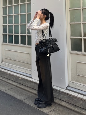 佐藤百華さん（レディース・165cm）の冬コーディネート