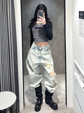 佐藤百華さん(レディース・165cm)の春コーディネート