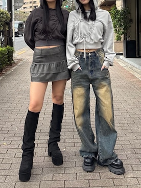 佐藤百華さん(レディース・165cm)の秋コーディネート