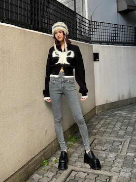 佐藤百華さん(レディース・165cm)の秋コーディネート