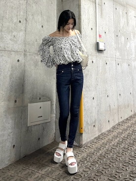 佐藤百華さん（レディース・165cm）の春コーディネート