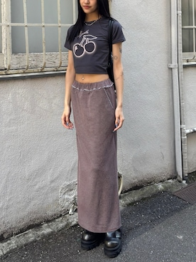 佐藤百華さん（レディース・165cm）の冬コーディネート