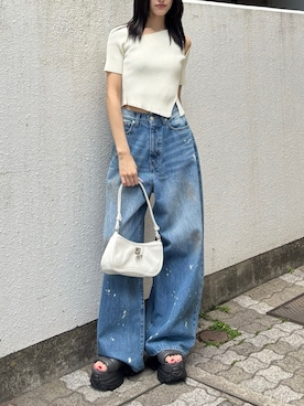 佐藤百華さん(レディース・165cm)の夏コーディネート