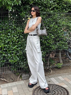 佐藤百華さん(レディース・165cm)の夏コーディネート