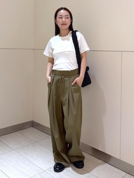「ADAM ET ROPE'（アダムエロペ）のアイテム」を使った、muta0629さん（レディース・163cm）の夏コーディネート