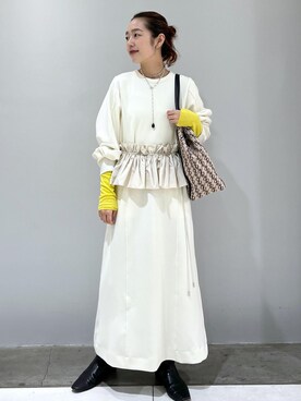 「アダムエロペ」｜「アイテム（ブーツ）」を使った、muta0629さん（レディース・163cm）の冬コーディネート