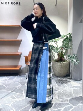 「GAA24060」｜muta0629さん（レディース・163cm）の冬コーディネート