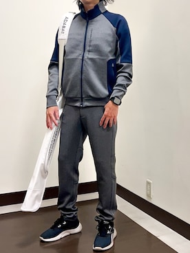 「adabat（アダバット）のアイテム（ジャケット/アウター）」を使った、いけさん（メンズ・170cm）の夏コーディネート