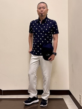 「adabat（アダバット）のアイテム」を使った、いけさん（メンズ・170cm）の夏コーディネート