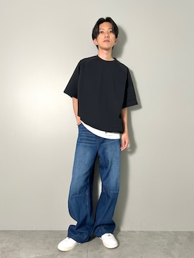 「CRAFT STANDARD BOUTIQUE（クラフトスタンダードブティック）のアイテム」を使った、西村航さん（メンズ・177cm）の春コーディネート