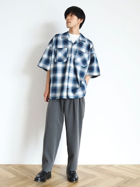 西村航さん（メンズ・176cm）の夏コーディネート