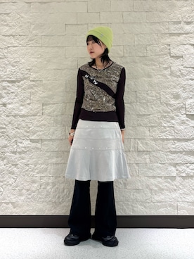 「アイテム（スニーカー）」を使った、nono さん（レディース・155cm）の秋コーディネート