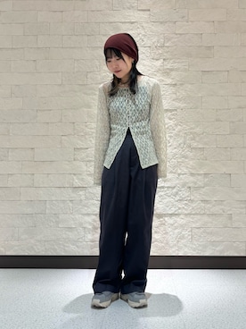 「秋のコーデ」｜「アイテム（ニットキャップ/ビーニー）」を使った、nono さん（レディース・154cm）の秋コーディネート