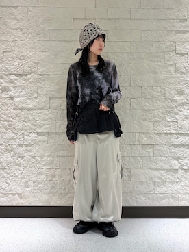 「アイテム（ヘアバンド）」を使った、nono さん（レディース・155cm）の秋コーディネート