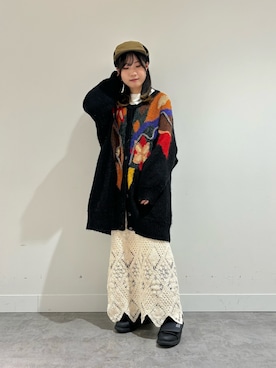 「耳付き帽子」｜nono さん（レディース・154cm）の秋コーディネート