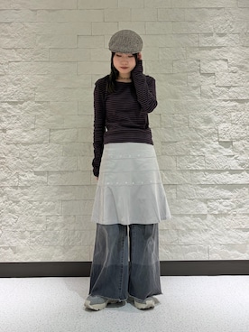 「ハンチング」｜nono さん（レディース・155cm）の春コーディネート