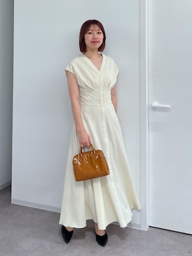 「FREE'S MART（フリーズマート）のアイテム（パンプス）」を使った、misakiさん（レディース・157cm）の夏コーディネート