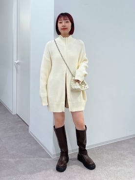 「アイテム（ワンピース/ドレス）」を使った、misakiさん（レディース・157cm・20代）の秋コーディネート
