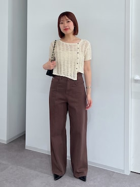 「FREE'S MART（フリーズマート）のアイテム（パンプス）」を使った、misakiさん（レディース・157cm）の夏コーディネート