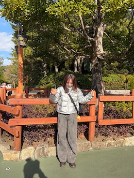 「adidas（アディダス）のアイテム（ダウンジャケット/コート）」を使った、ひなさん（レディース・156cm）の冬コーディネート