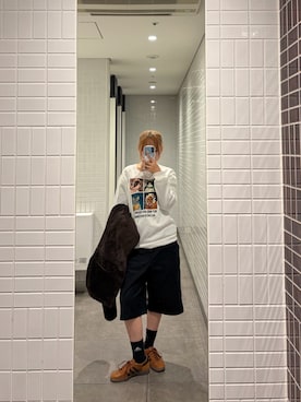 「アイテム（レッグウェア）」を使った、ひなさん（レディース・156cm）の冬コーディネート