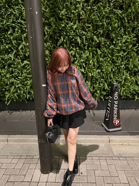 「レディースファッション」｜「アイテム（ジャケット/アウター）」を使った、ひなさん（レディース・156cm）の秋コーディネート