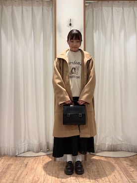 「Samansa Mos2（サマンサ モスモス）のアイテム（その他アウター）」を使った、akaneさん（レディース・152cm）の冬コーディネート