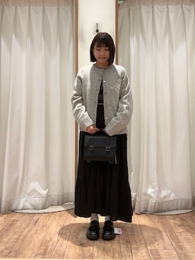 「TSUHARU by Samansa Mos2（ツハルバイサマンサモスモス）のアイテム（ワンピース/ドレス）」を使った、akaneさん（レディース・152cm）の秋コーディネート