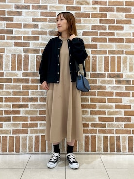 「アイテム（バッグ、ブルー系）」を使った、アーノルドパーマー@リバーウォーク北九州さん（レディース・162cm）の秋コーディネート