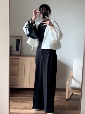 「WEGO（ウィゴー）のアイテム（ブルゾン）」を使った、ki._.styleさん（レディース・154cm）の春コーディネート