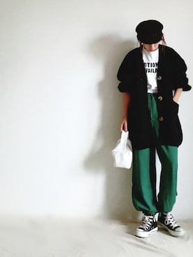 「オールスター」｜「アイテム（その他）」を使った、ki._.styleさん（レディース・154cm）の秋コーディネート