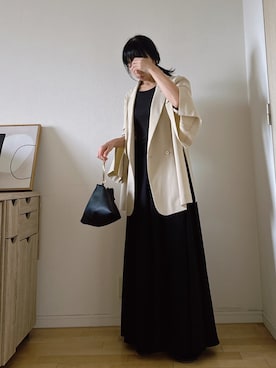 「STYLEMIXER（スタイルミキサー）のアイテム（ジャケット/アウター）」を使った、ki._.styleさん（レディース・154cm）の秋コーディネート