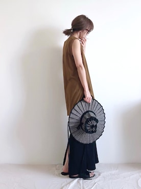 「feepur」｜「アイテム（ワンピース/ドレス）」を使った、ki._.styleさん（レディース・154cm）の夏コーディネート