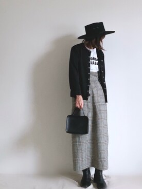「KOBE LETTUCE」｜「アイテム（その他）」を使った、ki._.styleさん（レディース・154cm）の秋コーディネート
