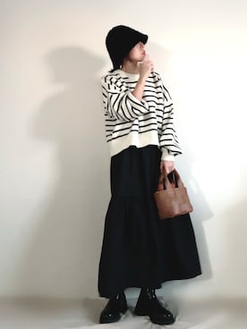 「marjour」｜ki._.styleさん（レディース・154cm）の冬コーディネート