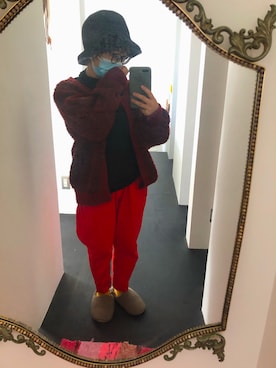 「SCHA（シャー）のアイテム」を使った、りさん（レディース・143cm）の冬コーディネート