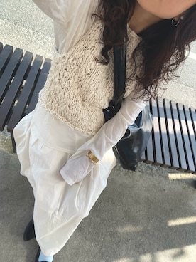 「Graphpaper（グラフペーパー）のアイテム」を使った、りさん（レディース・143cm）の春コーディネート