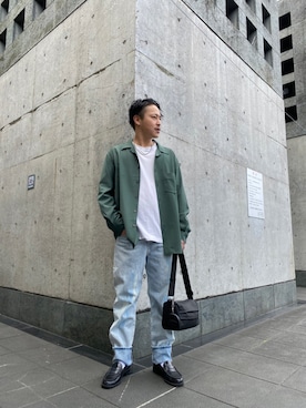 「DIESEL（ディーゼル）のアイテム（財布/小物）」を使った、さんちゃんさん（メンズ・172cm）の春コーディネート