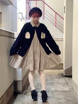 「厚底スニーカー」｜merry jenny 原宿店さん（レディース・153cm）の秋コーディネート