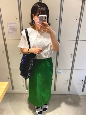 「merlot plus（メルロープリュス）のアイテム」を使った、sugarさん（レディース・166cm）の秋コーディネート