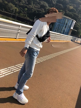 「nikeコーデ」｜Sさん（メンズ・175cm）の冬コーディネート