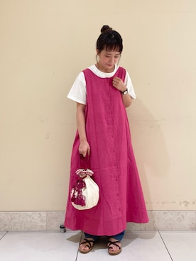 ワカナ︎☺︎さん（レディース・154cm）の夏コーディネート