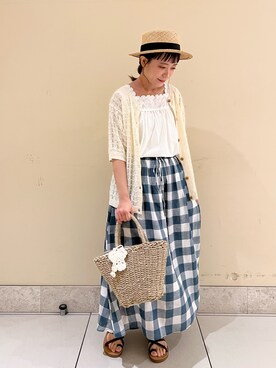 ワカナ︎☺︎さん（レディース・154cm）の夏コーディネート